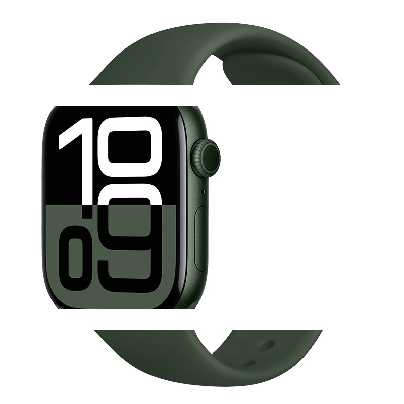 Подходит для ремешка Apple Watch 10. Классический ремешок из фторэластичного материала для часов Apple S8910/SE/ultra.
