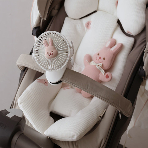 Korean ins stroller small fan baby stroller sliding baby artifact office desktop convenient silent electric fan