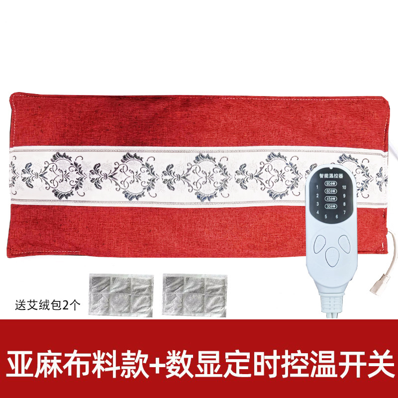 bolsa de compresión caliente de sal marina bolsa de sal de calentamiento eléctrico cintura hombro cuello moxibustión paquete de fisioterapia