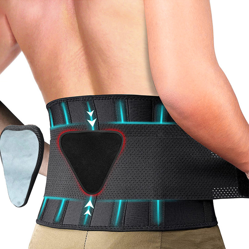 Cinturón deportivo transfronterizo, cinturón de fitness de doble presión, cinturón de soporte de levantamiento de pesas, cinturón de sudoración para correr al aire libre