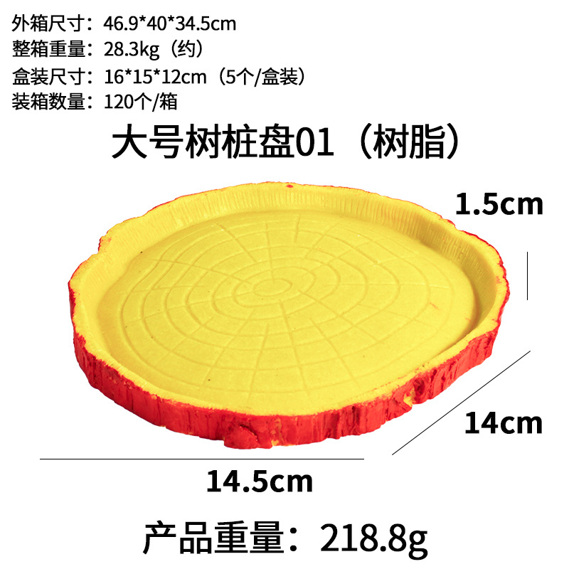 Placa de tocón grande