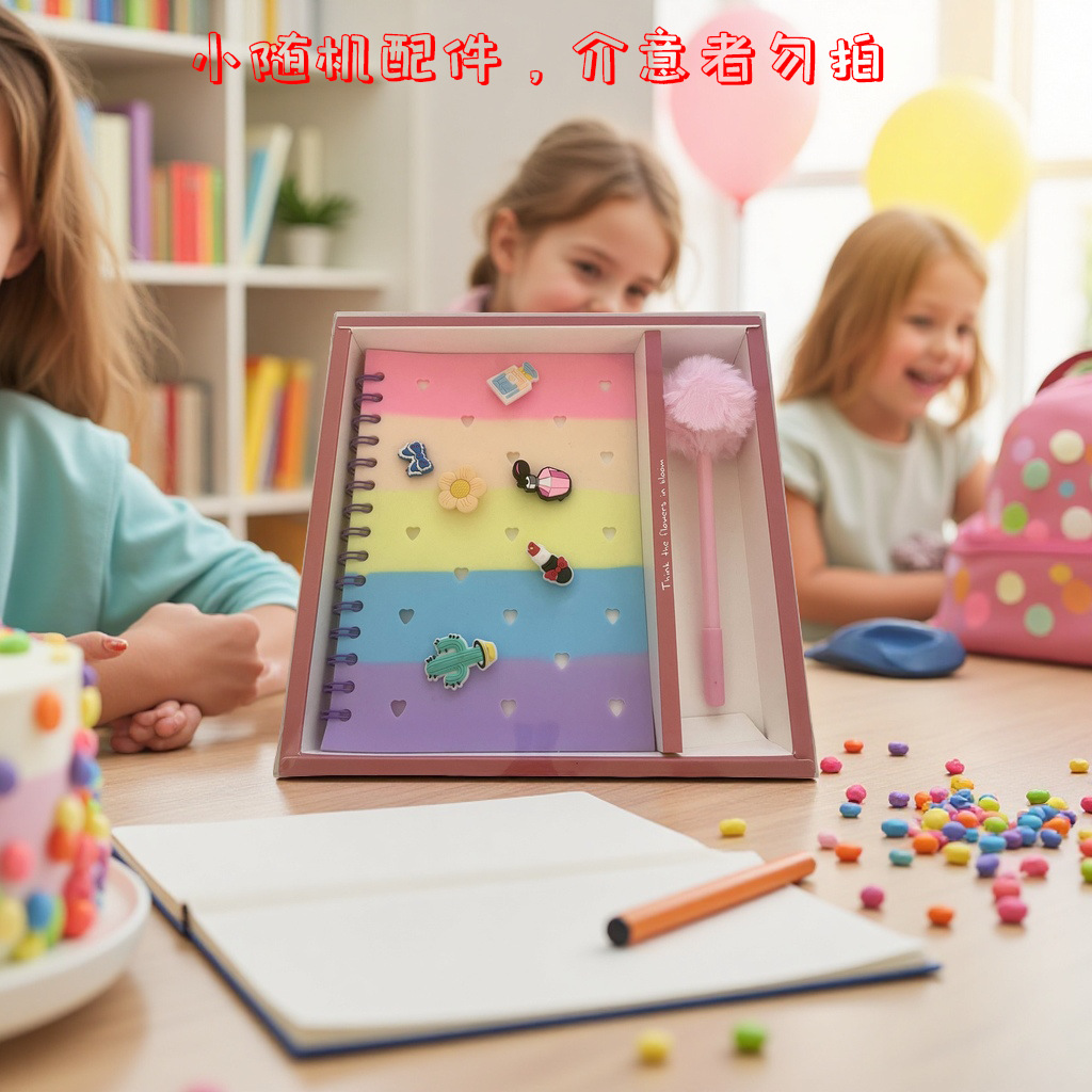 跨境货源硅胶洞洞本子创意潮流伴手礼高颜值a5笔记本套装定制