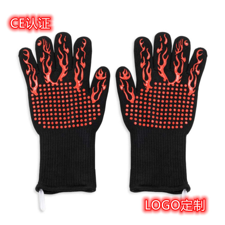 Amazon guantes explosivos resistentes a altas temperaturas guantes protectores de barbacoa horno de cocina horno microondas guantes de aislamiento térmico
