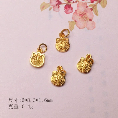 s925 Silver Gold Plated Small – Zərgərlik ara hissələri - a-word-of-fu-is-mentioned