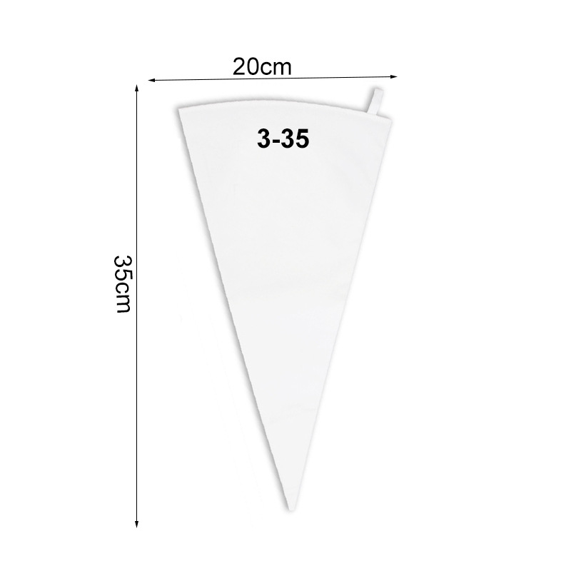 Bolsa de pastelería recubierta de algodón herramienta de decoración para hornear crema de pastel bolsa de tela de nylon bolsa de pastelería reutilizable