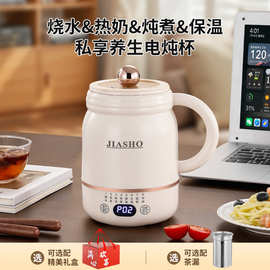 源头工厂多功能电烧杯便携式迷你花茶电炖杯办公小型自热烧水杯