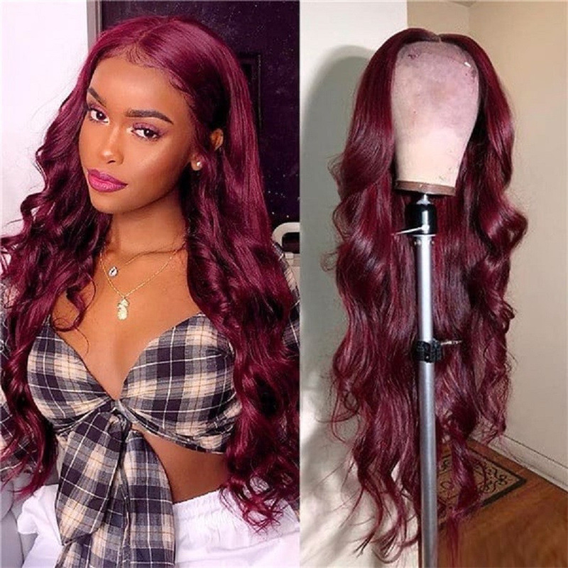 European and American New Products, Medium-Parted Big Wave Wigs, African Long Curly Wigs, Black Burgundy Multi-Color Curly Hair Sets, Manufacturers in Stock European and American New Products, Medium-Parted Big Wave Wigs, African Long Curly Wigs, Black Burgundy Multi-Color Curly Hair Sets, Manufacturers in Stock