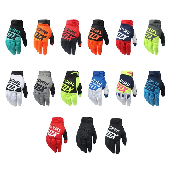 LOHASFOX Touch Screen 16 Color Riding Outdoor Sports Motocross Long Finger Wear-resistant Non-slip Gloves