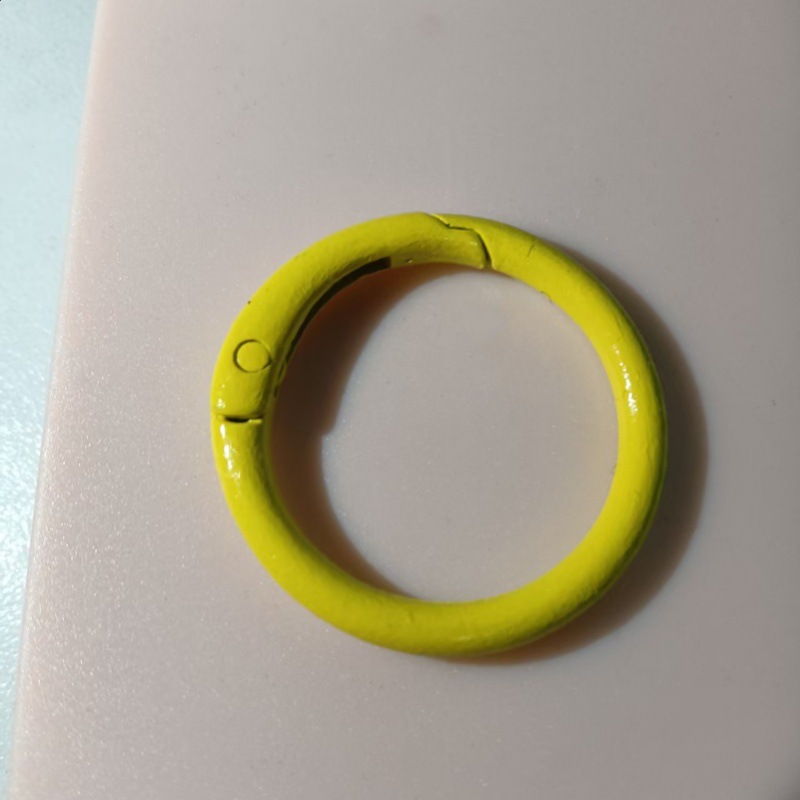 工場直販カラー塗装亜鉛合金スプリングコイル 33 ミリメートルスプリングコイル diy ペンダントキーホルダーアクセサリースプリング