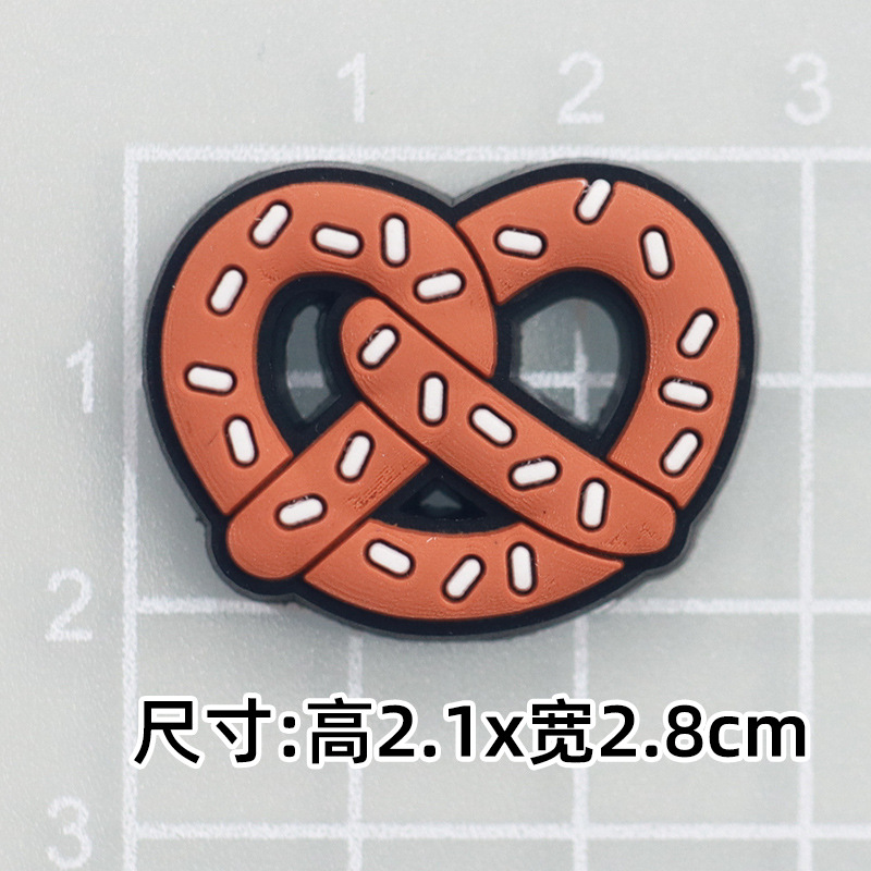 부드러운 접착제 매듭 빵 매듭 [소형 2.1*2.8cm]