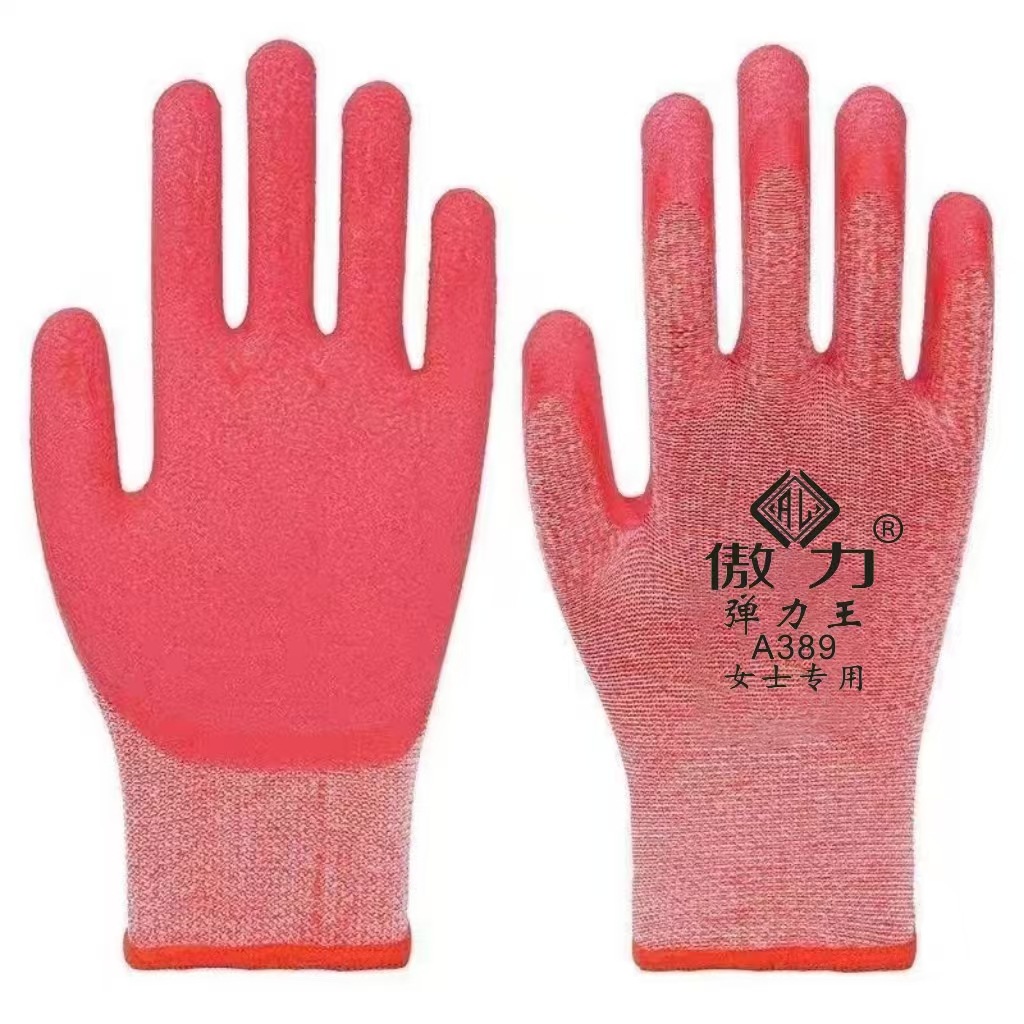 Guantes de protección laboral resistentes al desgaste neumáticos de goma de goma de trabajo de trabajo duro mano de obra duradera al por mayor guantes de látex
