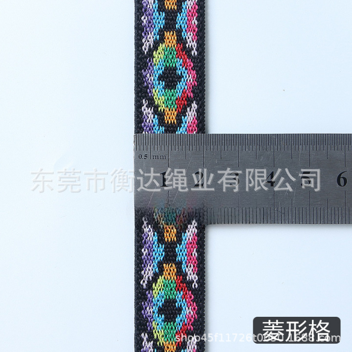 Bandas elásticas jacquard étnicas, reloj de mano jacquard bohemio, ancho de banda 1.5cm ~ 2.5cm, una gran cantidad de goma en stock