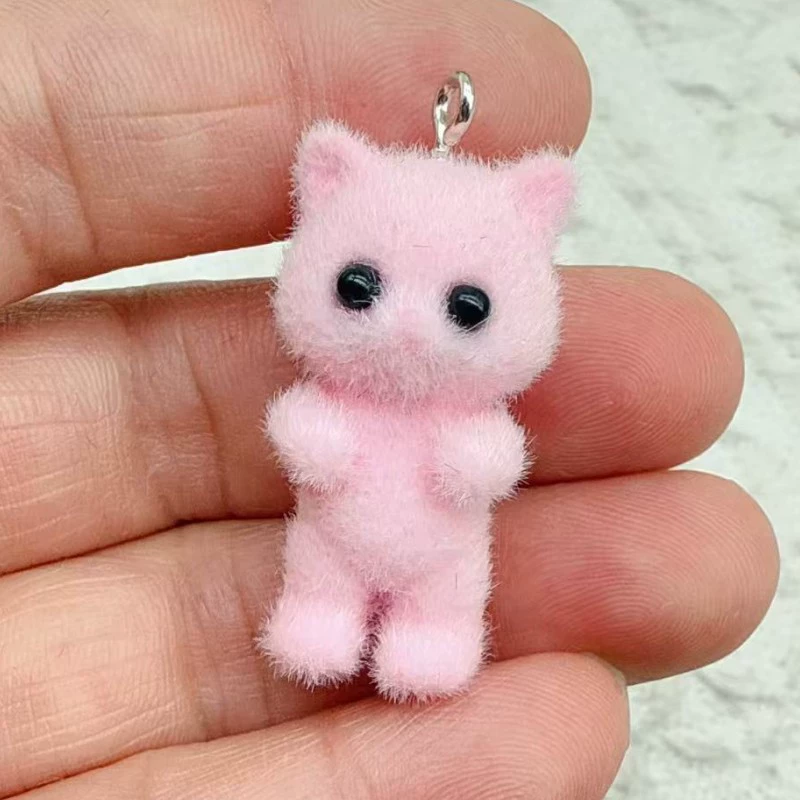 Милая трехмерная подвеска, серьги handmade, аксессуары, с маленькими медвежатами, оптовая продажа