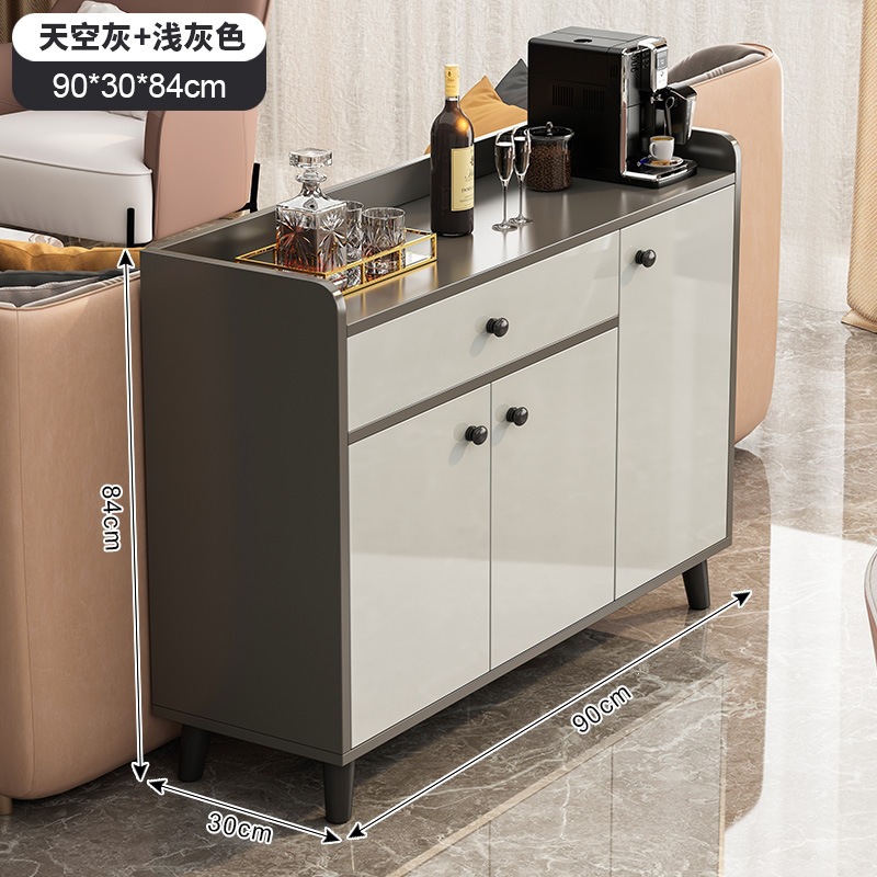 Fábrica de venta directa armario de té armario de comedor armario moderno simple sala de estar contra la pared integrada caja de almacenamiento