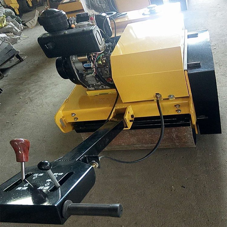 腾宇小型手扶双轮柴油汽油压路机多少钱TY-600A汽油双轮压路机厂