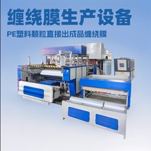 供应1500mm三层共挤流延膜机生产线PE全自动拉伸缠绕膜生产设备