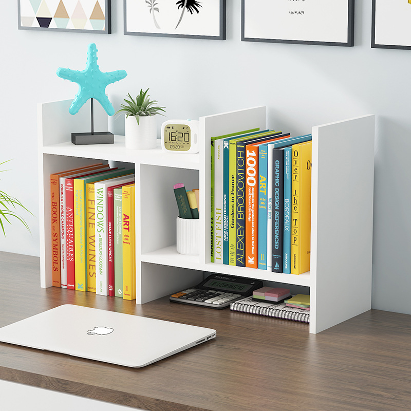 Bookshelf Desktop Storage Rack Storage Simple Office Student Layered Children's Multi-layer Desk Household Book Vertical