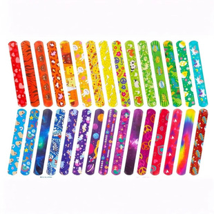 Amazon's New Non-Infringement Printed Snap Ring Cartoon Animal Peach Heart Bracelet Bracelet Creative Children's Toy