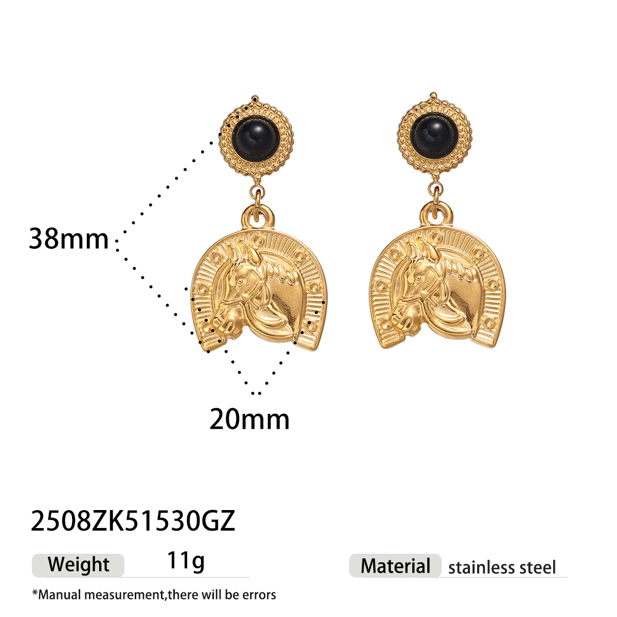 Taina estilo europeo y americano pernos de acero inoxidable para mujeres de alta calidad piedra natural incrustado colgante de animales pernos de acero de titanio no se desvanecen