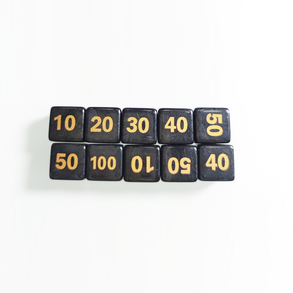 10 Baokemeng Card Dice PTCG 6-sided HP Count Indicator to find 6-sided