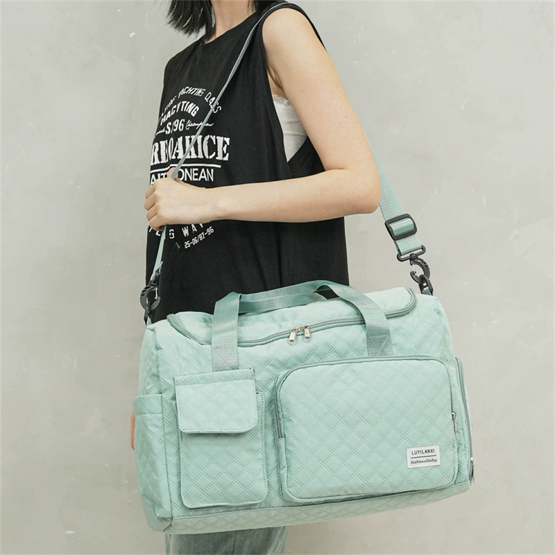 Дорожная сумка из оксфордской ткани, плечевая, портативная, большой вместимости, оптом, новая, с алмазной вышивкой, для хранения одежды
