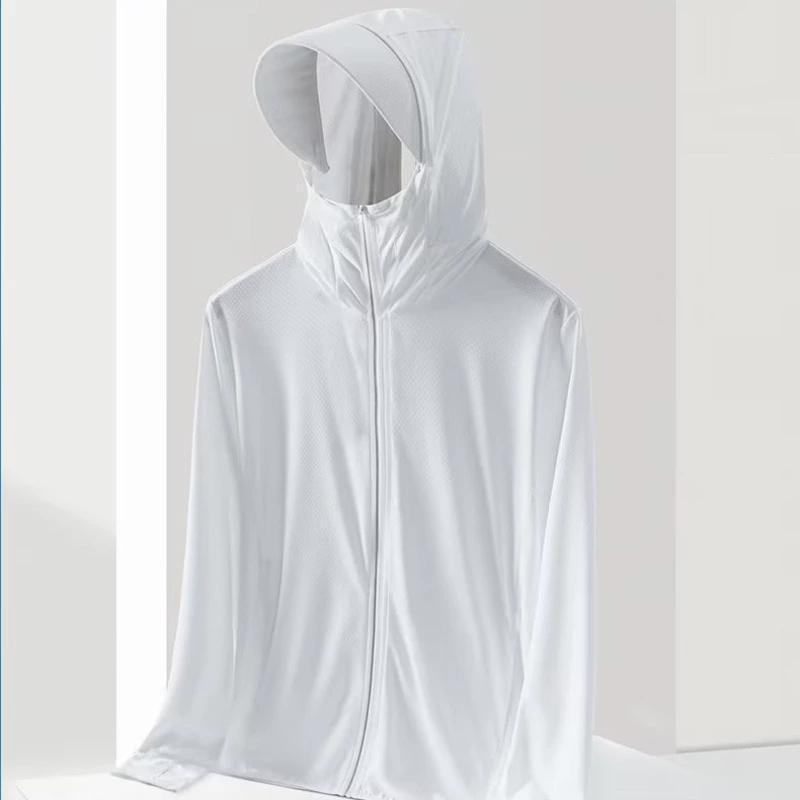 Verano hombre hielo rápido secado transpirable ropa de pesca super delgada ropa de pesca de hielo chaqueta de moda con cremallera