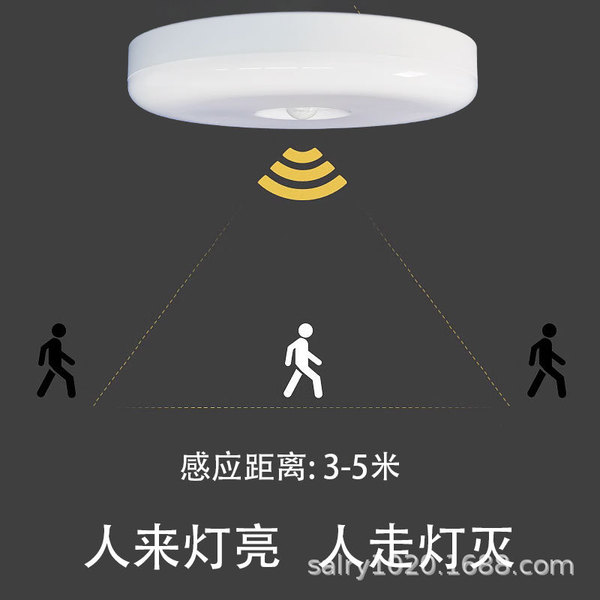 Physiological induction LED smart ceiling light with light music