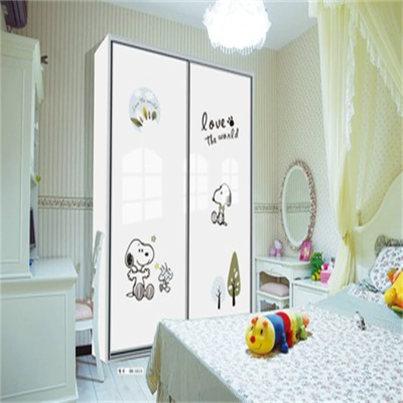 W6 Highlight Wardrobe Gate Customized Home Beds Pushing Door Moving Gate Molescase Gate Customize Simple Western Qi -resistant and wear -resistant