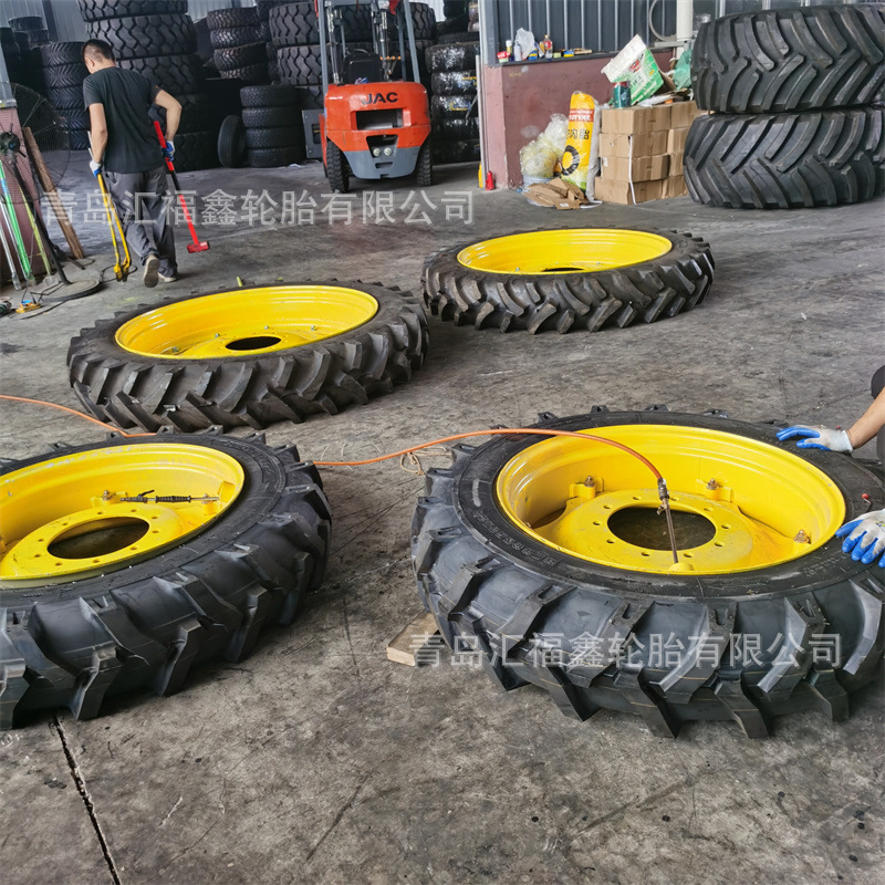 现货销售大马力拖拉机轮12.4-48 1404中耕机拖拉机改窄轮胎