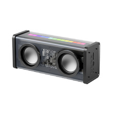 网红S10机甲蓝牙音响灯户外便携收音机插卡蓝牙音箱