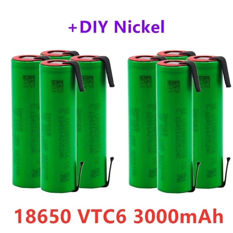 VTC6 3.7v 3000mAh 18650锂电池充电电池18650型号