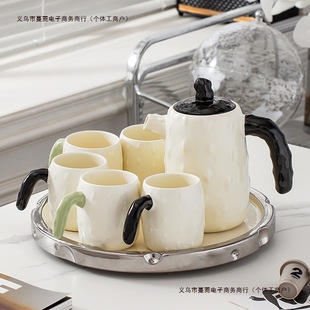 suit Newlywed Tea Cup Ceramic Water Cup Wind Teapot Living Room Gift Household Butter Light Luxury Home Free Shipping