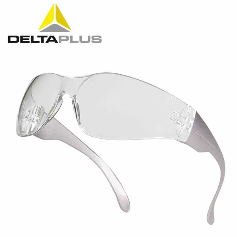 代尔塔101119舒适型PC护目镜防风防尘防冲击透明眼镜10副起卖