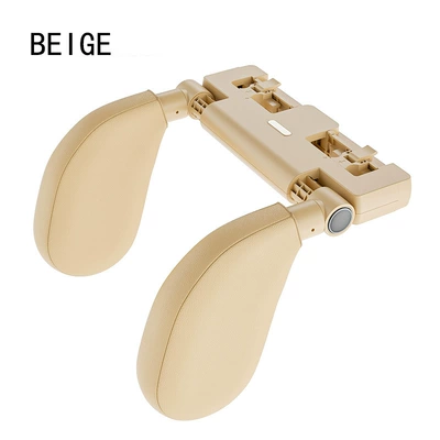 Headrest, Ce Certified Car Sleeping Gadget - a05-upgrade-aromatherapy-cartridge-hook-beige