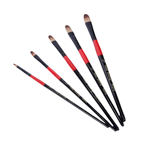 Oil paint brush set 5 nylon paper erase pens watercolor acrylic paint pen row brush soft head watercolor pen wholesale
