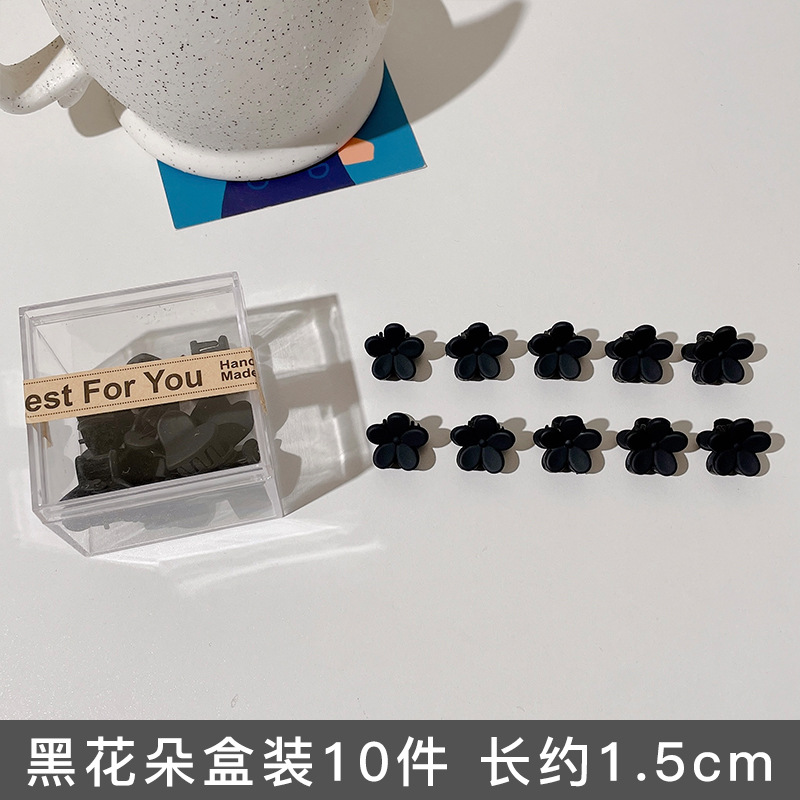 검은 꽃 상자 12개