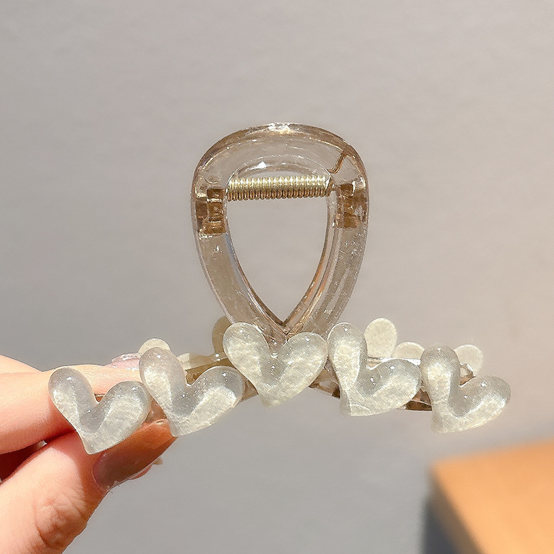 Clip de agarre, gran cantidad de cabello, horquilla esmerilada, horquilla simple, horquilla de tiburón, nuevo y exquisito tocado de alta gama, horquilla femenina