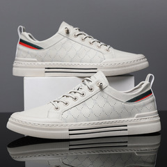 Dongchuan Spring and Autumn Season Breathable Men's White Shoes 2023 New Trendy Shoes Korean Style Fashion Casual Platform Shoes for Men Wholesale