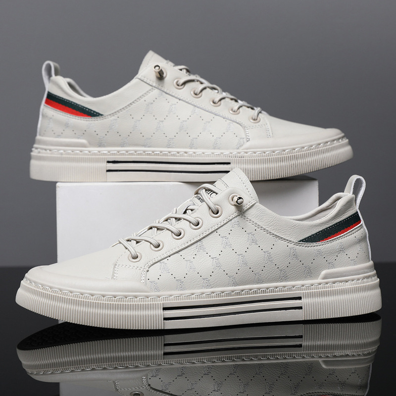 Dou Chuan spring and autumn breathable men's small white shoes 2023 new tide shoes Korean fashion casual board shoes men's shoes wholesale Dou Chuan spring and autumn breathable men's small white shoes 2023 new tide shoes Korean fashion casual board shoes men's shoes wholesale