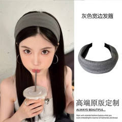 FIXOOFIX韩系ins博主同款宽边发箍女2025新款高颅顶头箍百搭发饰
