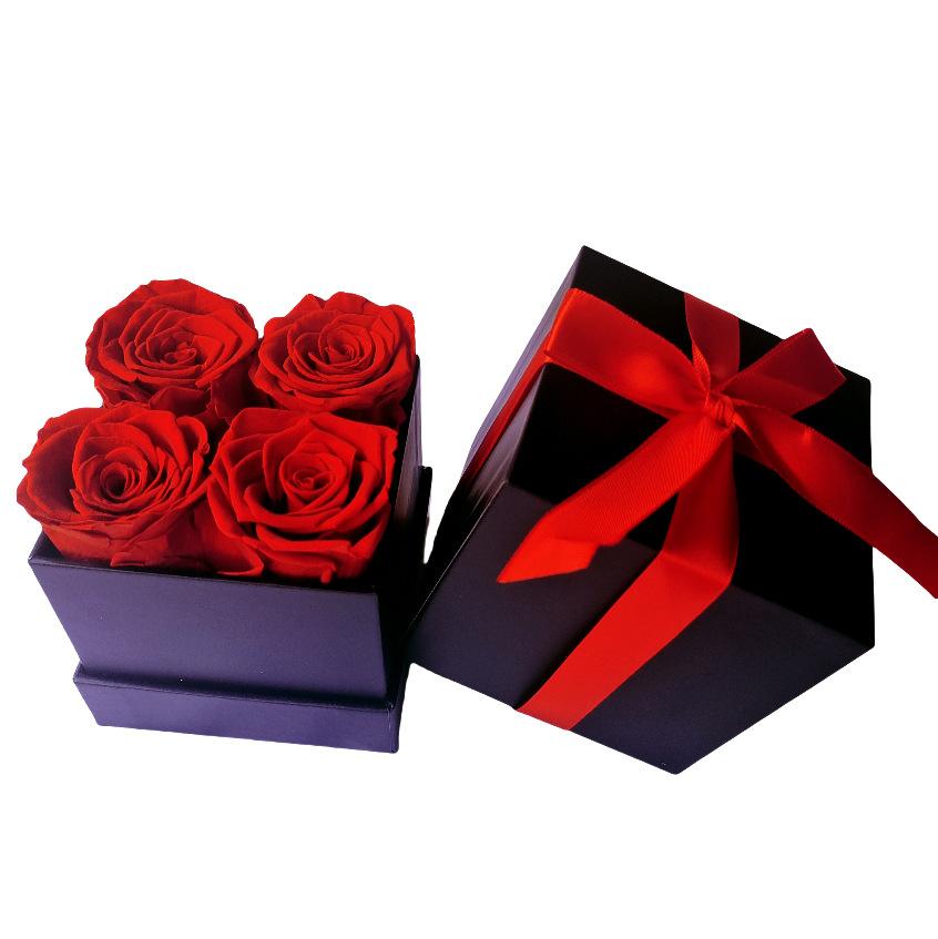 4 개의 꽃의 광장 상자