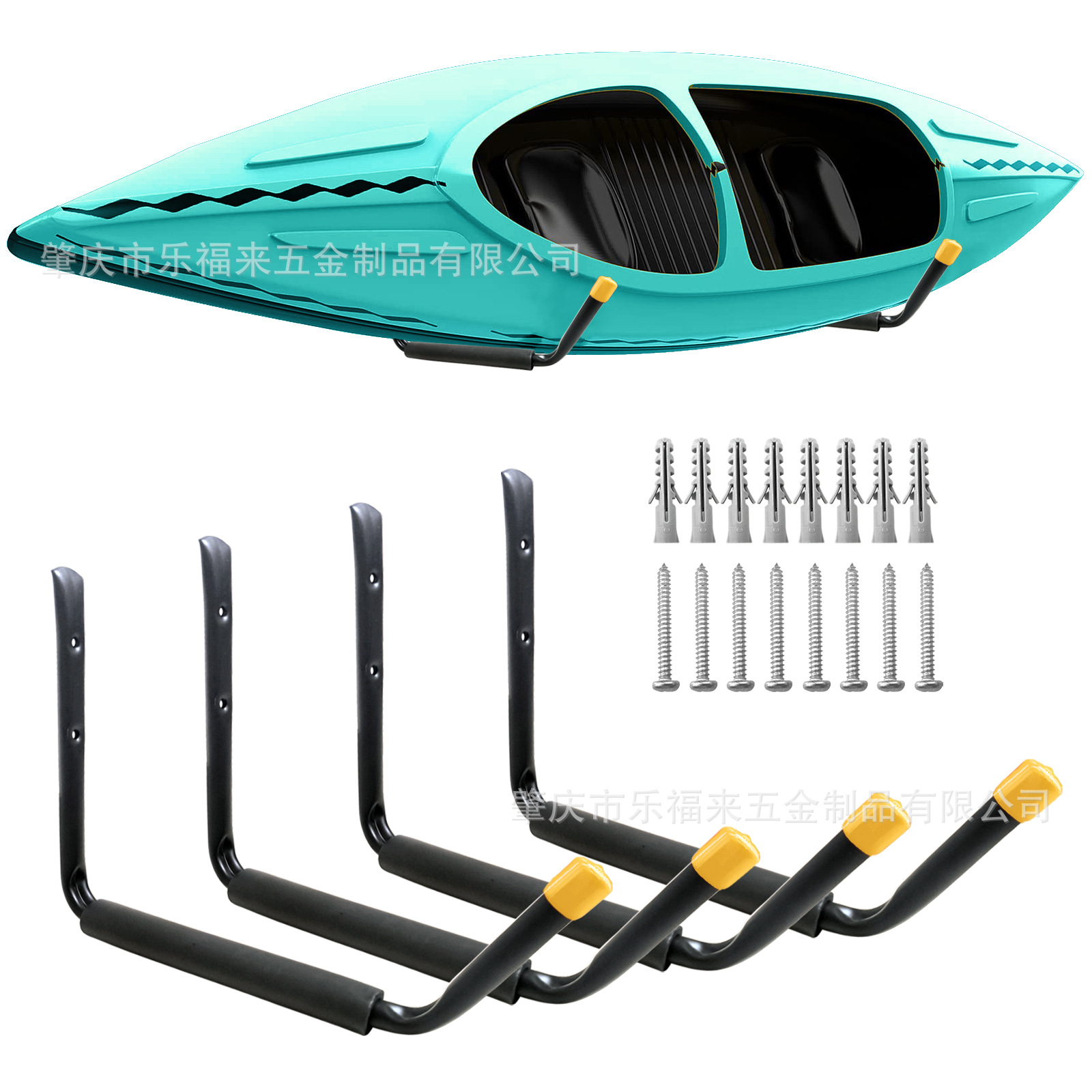 Soporte de pared de kayak montado en la Pared Soporte de rack estante de tabla de surf soporte de pared de canoa montado en la pared