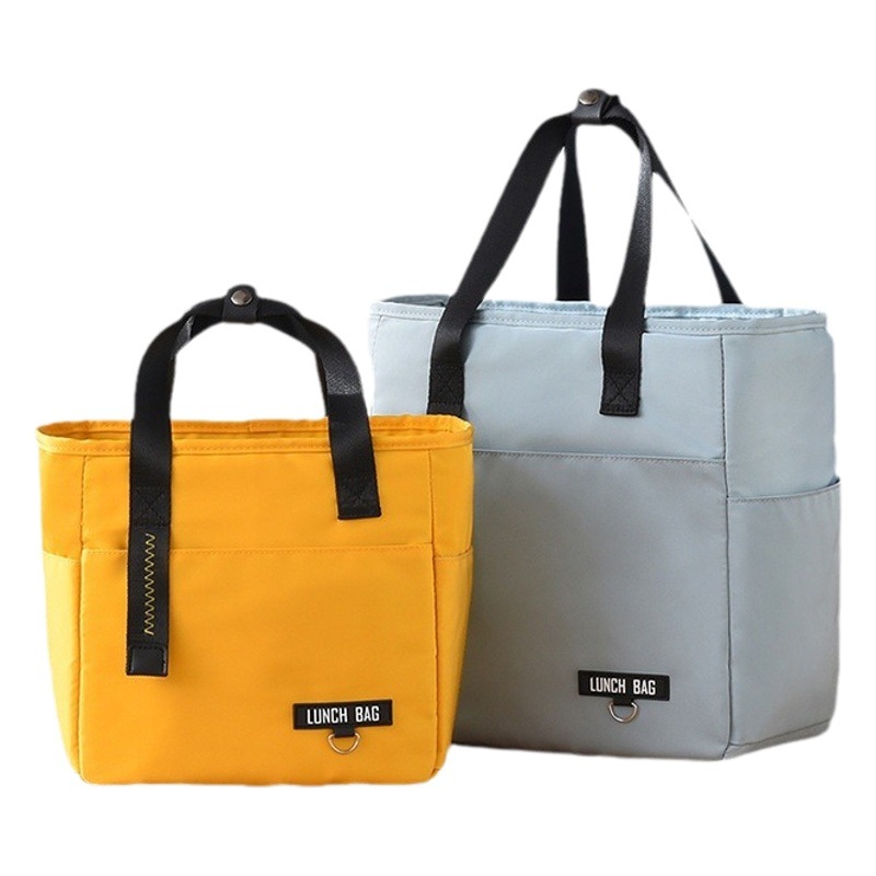 Bolsa térmica para loncheras de estudiantes de moda Runhui, bolsa de mano para loncheras de oficinistas, bolsa térmica para exteriores, bolsa de hielo para mantener la comida fresca.