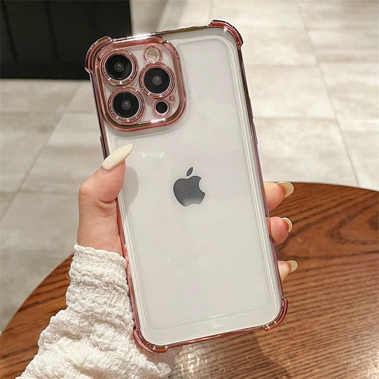 Apple, совместимые защитные уголки, прозрачный чехол для телефона, iPhone 15, защитный чехол, iphone, 16promax, падение защита