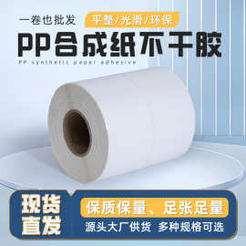 现货PP合成纸不干胶标签冻库试管耐温撕不烂标签纸喵喵机打印贴纸