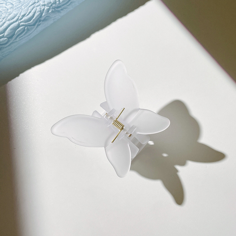 Gran clip de tiburón esmerilado acrílico simple horquilla tocado volumen gran horquilla de alto grado accesorios para el cabello al por mayor