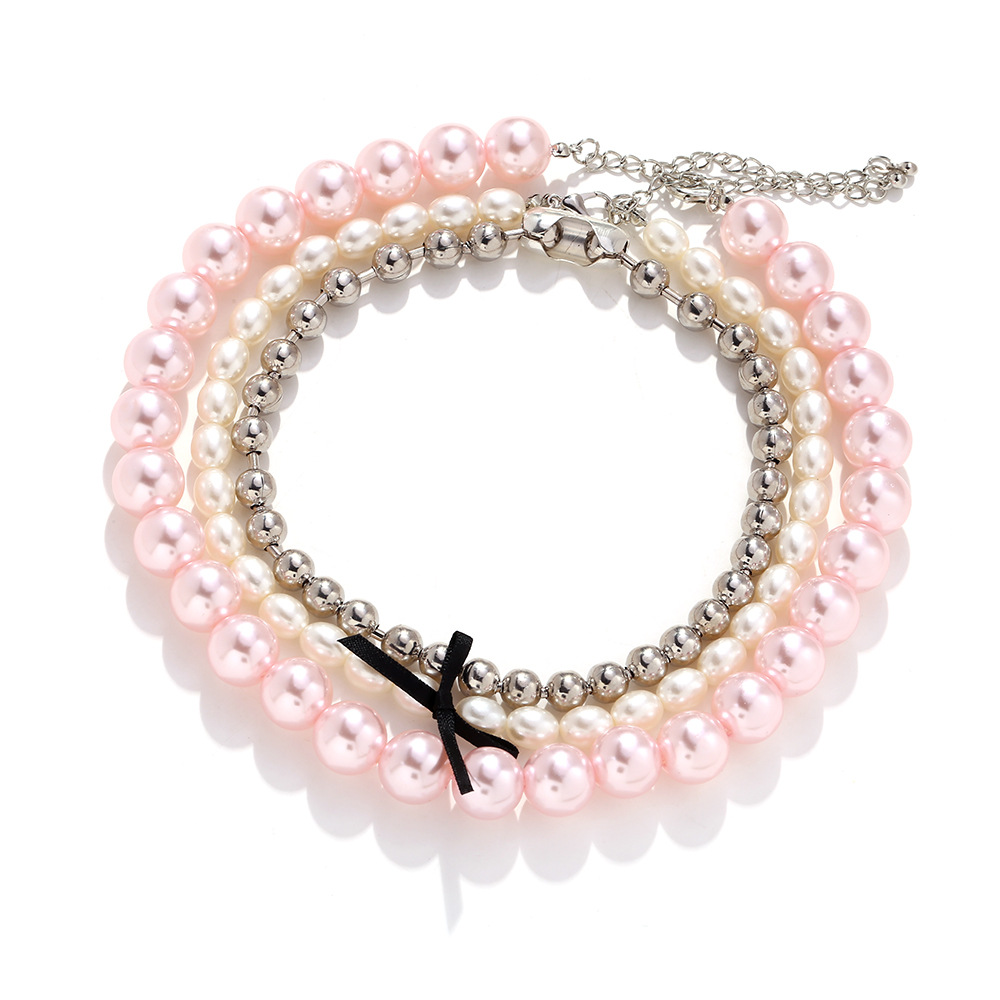 Fashionable beaded bracelet handmade pearl