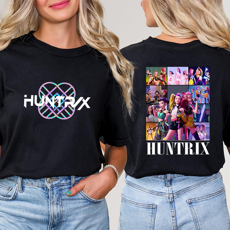 Cross-Border Shipping Kpop Korean Girl Group Printed T-Shirt European Size Modal Round Neck Short-Sleeved Top 0925-2 Cross-Border Shipping Kpop Korean Girl Group Printed T-Shirt European Size Modal Round Neck Short-Sleeved Top 0925-2