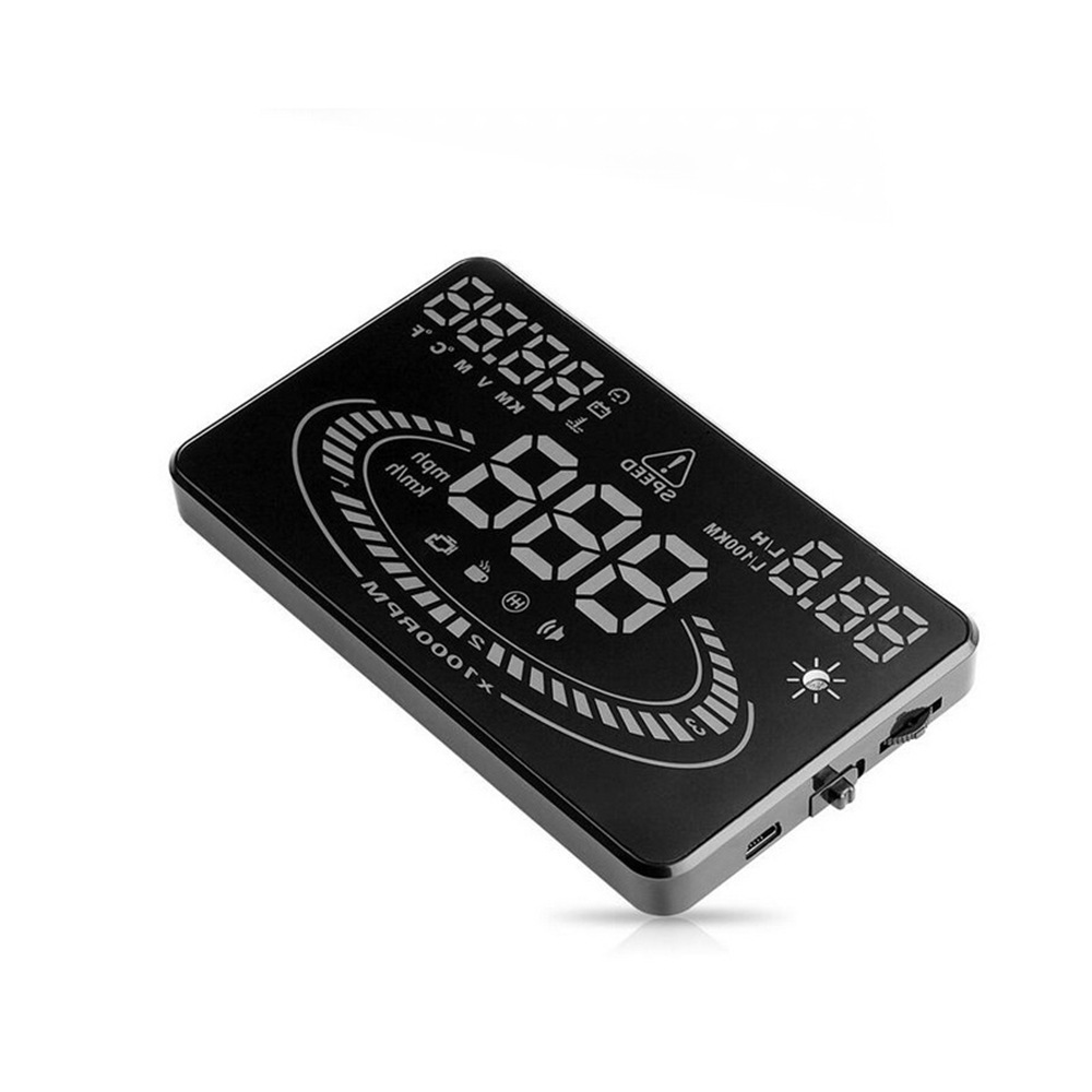 5.5inch Car HUD Head-Up Display OBD Speed Fuel Consumption Water Temperature Multi-Function HD Screen E300