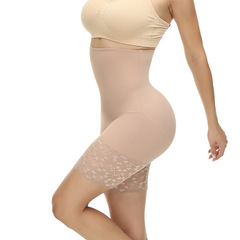 Cross-border invisible high-stretch high-waist abdominal compression pants, lace body-shaping pants for plus-size postpartum flat-bottom abdominal compression pants